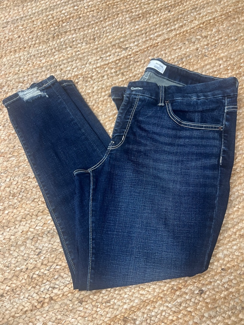 BKE Indigo Skinny Jeans with Faded Detail